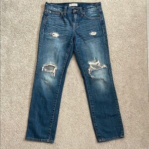 Madewell Boyjean. Distressed. Womens Size 24. Like New